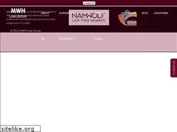 Sites similar to mwhlawgroup.com