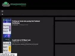 Sites similar to mwpreston.net