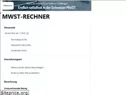 Sites similar to mwst-rechner.ch