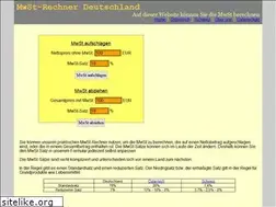 Sites similar to mwstrechner.jetzt