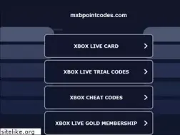 Sites similar to mxbpointcodes.com