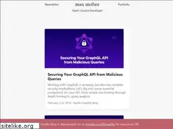 Sites similar to mxstbr.blog