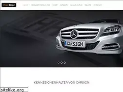 Sites similar to my-carsign.de