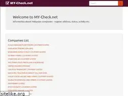 Sites similar to my-check.net