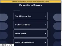 Sites similar to my-english-writing.com