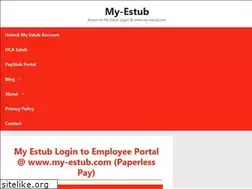 Sites similar to my-estub.cyou