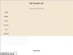 Sites similar to my-favorite-life.com