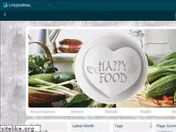 Sites similar to my-happyfood.livejournal.com
