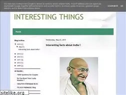 Sites similar to my-interestingthings.blogspot.com
