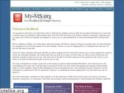 Sites similar to my-ms.org