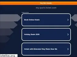 Sites similar to my-paris-hotel.com