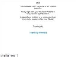Sites similar to my-portfolio.in