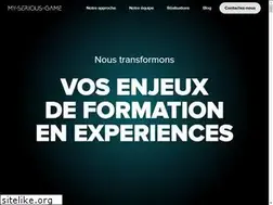 Sites similar to my-serious-game.com