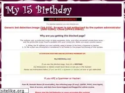 Sites similar to my15birthday.com