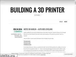 Sites similar to my3dprinterbuild.wordpress.com