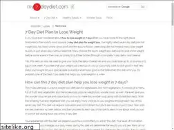 Sites similar to my7daydiet.com