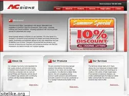 Sites similar to myacsigns.com