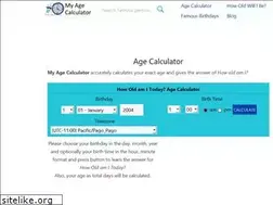 Sites similar to myagecalculator.com