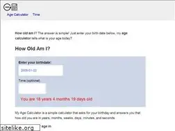 Sites similar to myagecalculator.org