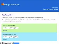 Sites similar to myagecalculators.com
