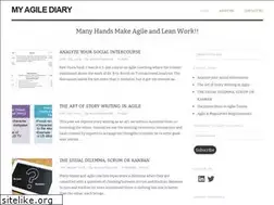 Sites similar to myagilediary.com