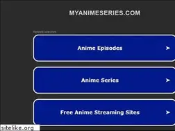 Sites similar to myanimeseries.com