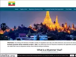 Sites similar to myanmarevisagov.org