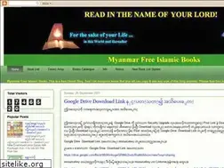Sites similar to myanmarfreeislamicbooks.blogspot.com