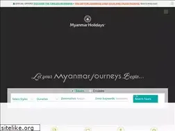 Sites similar to myanmarholidays.com