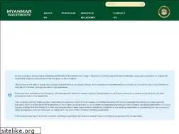 Sites similar to myanmarinvestments.com