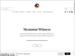 Sites similar to myanmarwitness.org