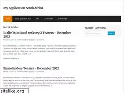 Sites similar to myapplications.co.za