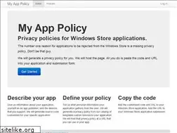Sites similar to myapppolicy.com