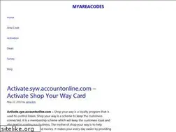 Sites similar to myareacodes.com