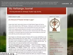 Sites similar to myashtangajournal.blogspot.com