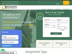 Sites similar to myassignmenthelp.co.in