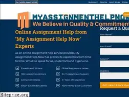 Sites similar to myassignmenthelpnow.com