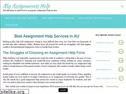 Sites similar to myassignments-help.com.au
