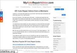 Sites similar to myautorepairadvice.com