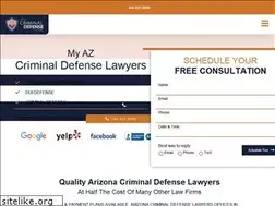 Sites similar to myazcriminaldefense.com