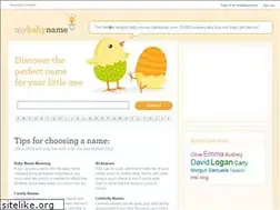 Sites similar to mybabyname.com