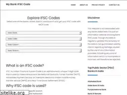 Sites similar to mybankifsccode.in