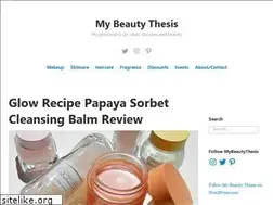 Sites similar to mybeautythesis.com