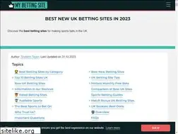 Sites similar to mybettingsite.uk