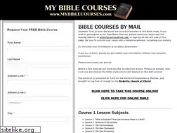 Sites similar to mybiblecourses.com
