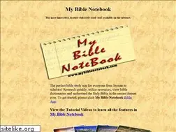 Sites similar to mybiblenotebook.com