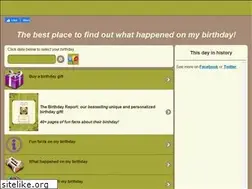 Sites similar to mybirthdayfacts.com