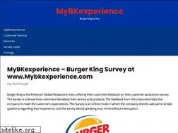 Sites similar to mybkexperience.info