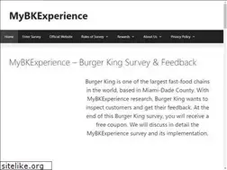 Sites similar to mybkexperience.me