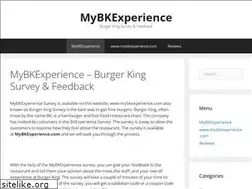 Sites similar to mybkexperience.us